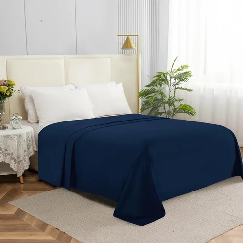 Vista 19 de Elegant Comfort Sábana encimera de 1 pieza de calidad hotelera, lujosa y suave, 1500 hilos, calidad egipcia, resistente a arrugas, manchas