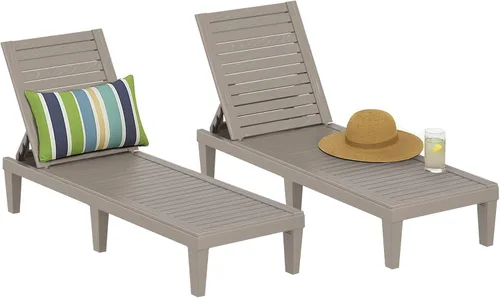 Vista 13 de EasyUp - Tumbonas para exteriores, 1, color gris