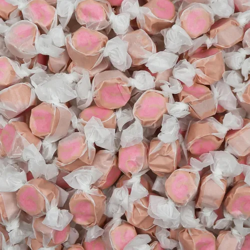 Vista 72 de Dulces gourmet suaves y masticables de agua salada, envueltos individualmente, bolsa a granel (pastel de manzana, 1 libra (paquete de 1))