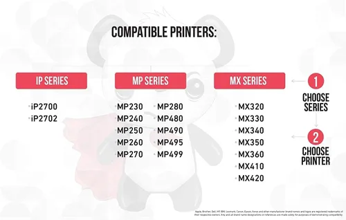 Vista 2 de YoYoink Tinta remanufacturada para Canon PG 210XL 210 XL CL 211XL 211 XL para uso en Canon Pixma iP2702 MP280 MX410 MP490 MX330 MP495 MP250 MP240