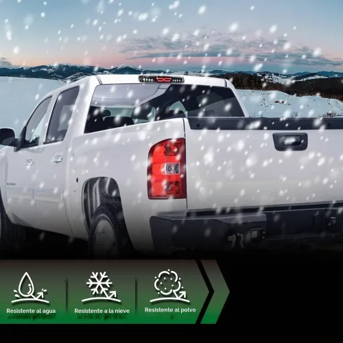 Vista 5 de GRAND ORANGE Tercera Luz de Freno LED Compatible con Chevy Silverado 1999-2006 1500 2500 3500 y Modelos HD/Classic Tercera Lámpara de Carga