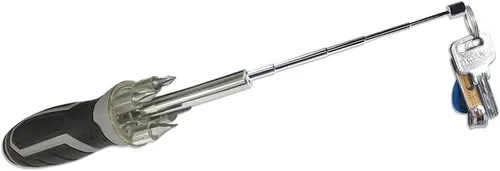 Vista 3 de Destornillador LED con enchufe de transmisión y telescopio de 12", herramienta de recogida magnética
