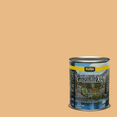 Vista 203 de Rodda Paint CASCADIA ZERO - Pintura plana e imprimación para interiores en uno, cuarto de galón, crema de ballet
