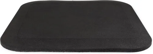 Vista 8 de Playsafer Alfombrilla de goma comercial resistente para toboganes y columpios, 1.5 pulgadas de grosor, 36 x 36 pulgadas Negro