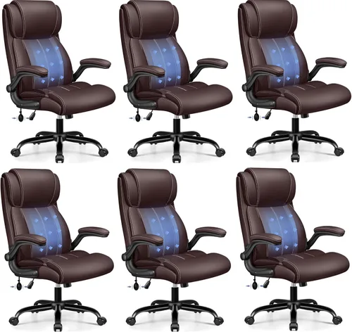 Vista 21 de BESTFAIR Ergonomic Office Chair, Desk Chair with Adjustable Lumbar Support Negro