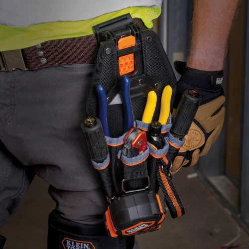 Vista 3 de Klein Tools MODbox Tool Pouch, Electrician Bag, Quickly Attach and Release from Tool Belts and MODBox Rail System