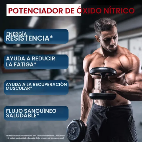 Vista 7 de Cápsulas de arginina L con L-citrulina de 1500 mg - Refuerzo de óxido nítrico para resistencia, músculo, energía y vascularidad - L-Arginina