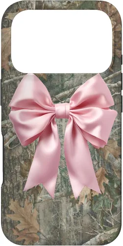 Vista 30 de Camo Pink Bow Case for iPhone 17