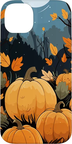 Vista 15 de Pumpkin Fall & Autumn Leaves, Fall Color Theme, Pumpkins Case for iPhone 16