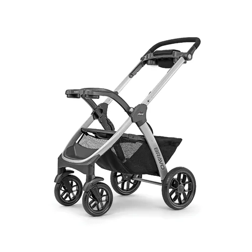 Vista 11 de Chicco Bravo - Sistema de viaje 3 en 1, cochecito plegable rápido con asiento de coche Brooklyn/Navy, baby stroller, KeyFit 30 car seat, newborn