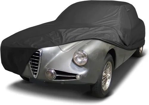 Vista 49 de iCarCover Funda de automóvil personalizada de alta calidad para Alfa Romeo 147 2002-2007, resistente, impermeable, para todo tipo de clima, lluvia