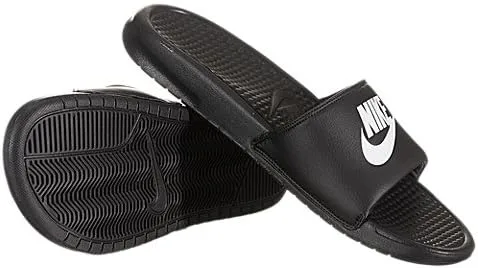 Vista 3 de Nike Benassi Just Do It - Sandalia atlética para hombre, negro, 8