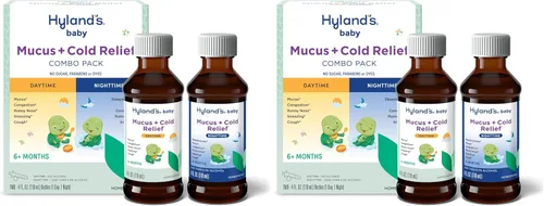 Vista 10 de Hyland's Baby Organic - Jarabe para la tos diurna todo en uno + apoyo inmunológico con saúco, vitamina C y zinc, 4 onzas líquidas