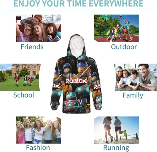 Vista 9 de Sudadera con capucha de dibujos animados con capucha de dibujos animados de impresión 3d sudadera con capucha de moda deportiva