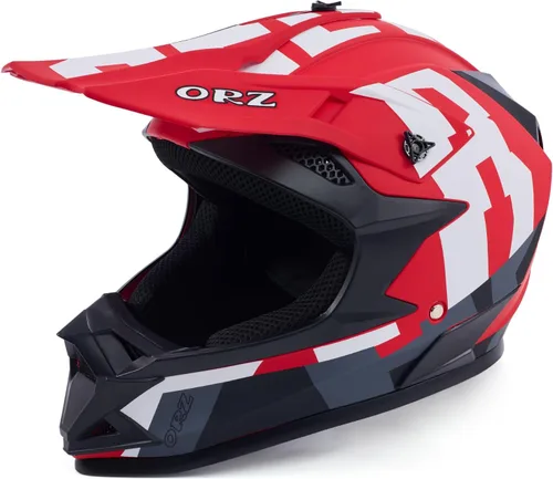 Vista 6 de Adult Dirt Bike Helmet Motorcycle Racing Street Bike Off-Road Mountain Bike BMX MX ATV Helmet with Cycling Glasses and Visor for Unisex-Adult