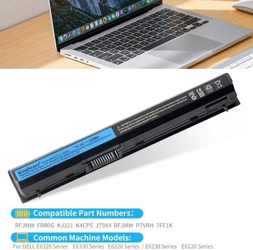 Vista 3 de 32Wh 7FF1K Batería para portátil Latitude E6320 E6330 E6220 E6230