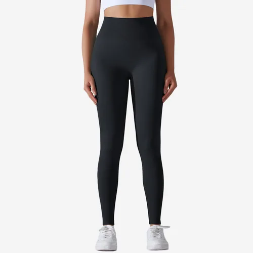 Vista 2 de Darkterror Leggings de entrenamiento para mujer con levantamiento de glúteos, cintura alta, sin costuras, para gimnasio, leggings de yoga