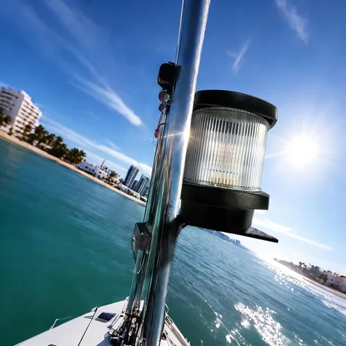 Vista 2 de Topthead Anchor Luz de navegación LED para velero (blanco) DC 10-24 voltios