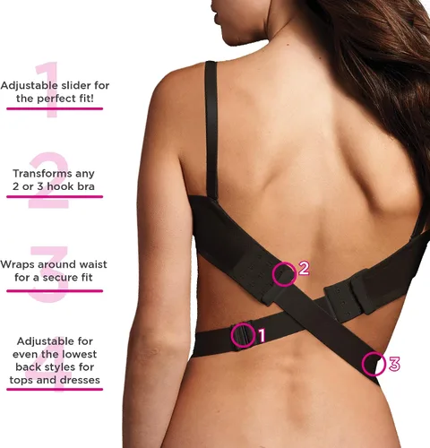 Vista 3 de Maidenform Women's Low Back Bra Converter