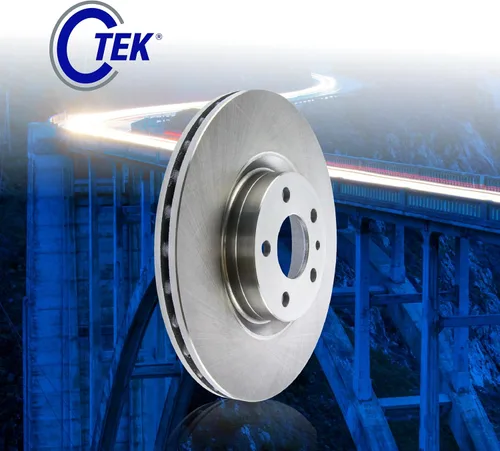 Vista 5 de Centric 121.67042 C-Tek - Rotor de freno delantero automotriz para Jeep seleccionado, año