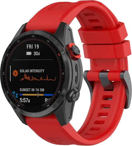 Vista 14 de Compatible con Garmin Quatix 7 Pro Bands, Forerunner 965 955 945 Correas de reloj de repuesto de silicona para Garmin Epix Pro 1.850 in/Fenix