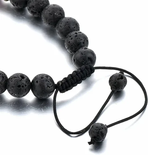 Vista 55 de Pulsera de cristal curativo para mujer de 0.315 in, pulsera de cuentas de cristal natural ajustable hecha a mano, joyería curativa, regalo