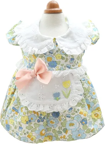 Vista 24 de Moda Vestido de Princesa de Encaje para Perro Cachorro Dulce para Perro EXTRAL Pequeño y Pequeño A-Negro XX-Pequeño