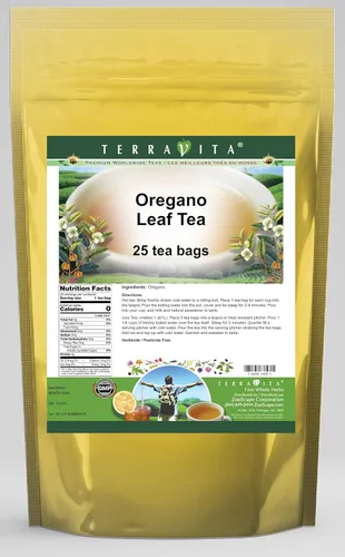 Vista 2 de Té de hoja de orégano (25 bolsitas de té, ZIN: 511678)