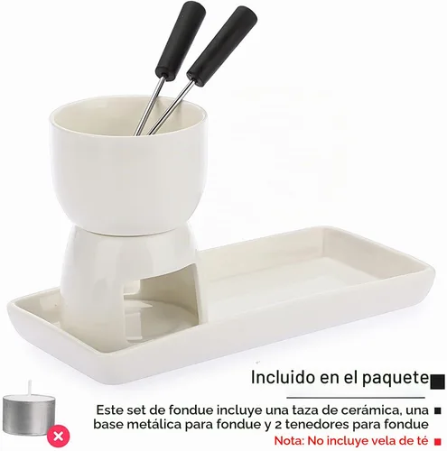 Vista 7 de BSTKEY Juego de calentador de mantequilla de cerámica de 5.1 fl oz con plato rectangular de cerámica, juego de mini olla de fondue para derretir
