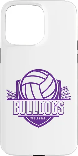 Vista 31 de Bulldogs Volleyball Back to School Spirit P Case for iPhone 17
