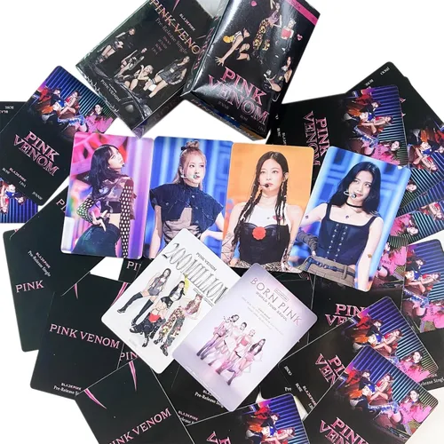 Vista 7 de KPOPBTS Born Pink Photocards Nuevo Álbum 165 PCS/3 Paquetes Tarjetas Lomo Regalo para Niños y Niñas Blink