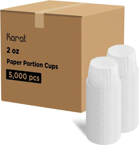 Vista 11 de Karat FP-PPC050 0.5 oz. Vasos de papel para porciones (caja de 5000)