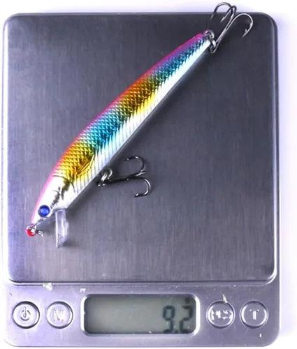 Vista 2 de Kit de señuelos de pesca Minnow Popper Crank Baits Freshwater Bass Fishing Baits Set