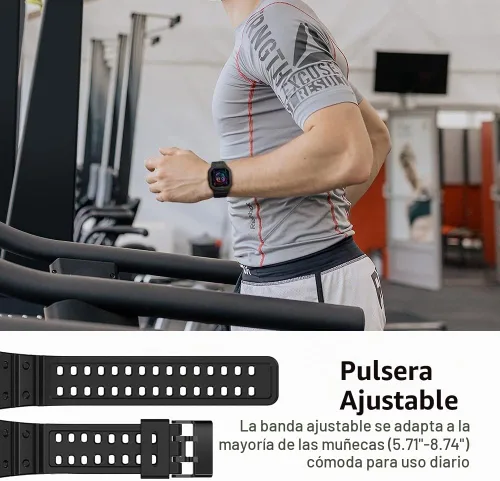 Vista 6 de amBand Compatible para Fitbit Versa 4/3/2 / Fitbit Versa Lite / Fitbit Sense 2 / Correas de Fitbit Sense con estuche, correa protectora para reloj