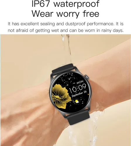 Vista 7 de Yihou Reloj inteligente para teléfonos Android y teléfonos iOS rastreador de fitness monitor de frecuencia cardíaca reloj de presión arterial
