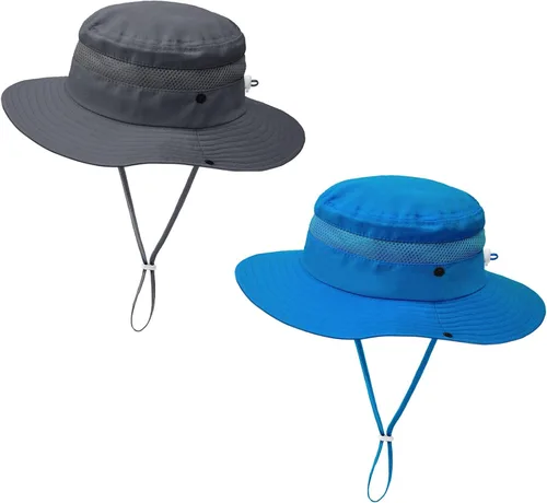 Vista 11 de Outdoor Sun Hat UPF 50+ Quick Dry Bucket Foldable, Wide Brim Fishing Safari Hat, Breathable Grows 1pack-beige