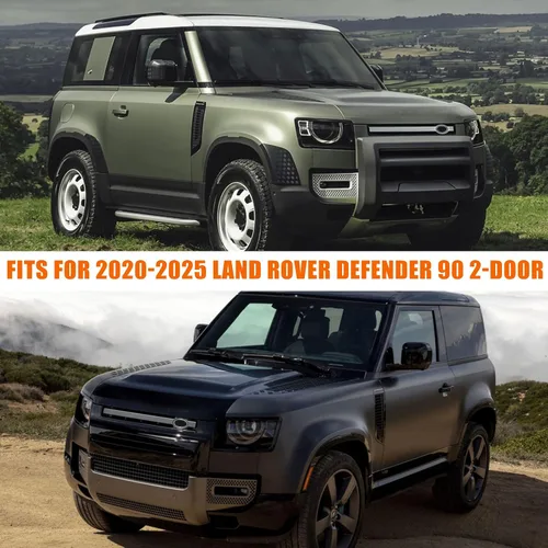 Vista 6 de Funda impermeable de repuesto para Land Rover Defender 90 2020-2025 de 2 puertas, 6 capas para todo tipo de clima, con puerta con cremallera