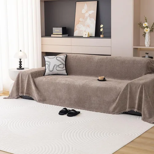 Vista 30 de DREAMINGO Funda de Sillón de Chenilla Fundas de Sofá Jacquard Lavables Protector de Muebles Funda de Sofá Reclinable 1 Cojín Funda de Silla