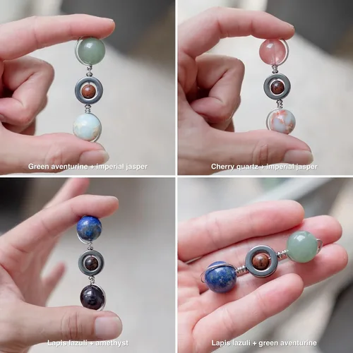 Vista 6 de Gemstone Spinner Fidget Toy and Amulet