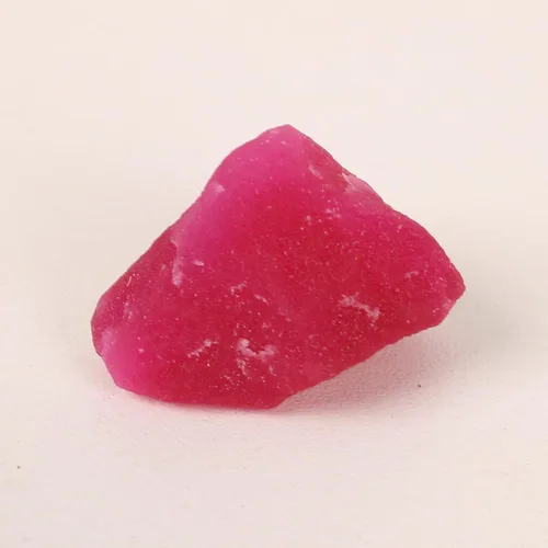 Vista 2 de REAL-GEMS Rubí rojo suelto de 62.5 qt de cristal natural curativo perfecto crudo áspero suelta piedra preciosa AXD-864, Gema, Rubí rojo africano