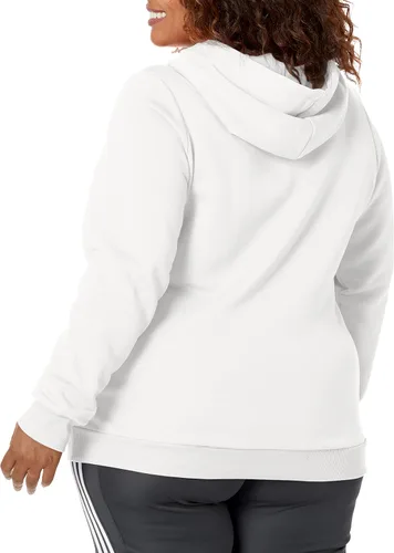Vista 2 de Adidas Loungewear Essentials - Sudadera femenina con capucha de forro de vellón.