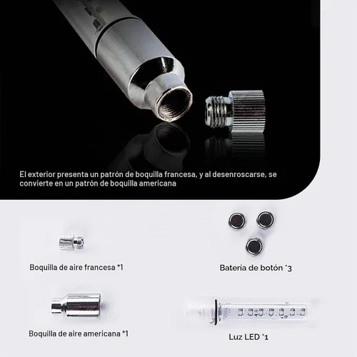 Vista 4 de 2 piezas de luces LED para rueda de bicicleta, luces impermeables para radios de bicicleta, luz de válvula de neumático de bicicleta con cambio