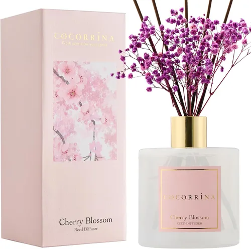 Vista 15 de Difusor de Varillas Cocorrína - Difusor Aromatizante con Aroma de Arroyo de Bambú con 8 Varillas, Difusor de Fragancia para Hogar, Decoración