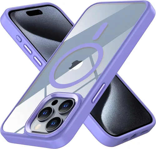 Vista 15 de Funda magnética para iPhone 12 Pro Max, compatible con MagSafe, [protección contra caídas de grado militar] TPU suave y transparente para iPhone 12