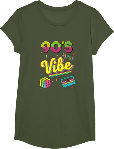 Vista 100 de 90s Nostalgia Retro Apparel - 90'S Vibe Retro T-Shirt Negro