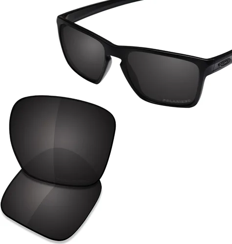 Vista 2 de SAUCER Lentes de repuesto prémium para gafas de sol Oakley Sliver XL OO9341 de 2.244in