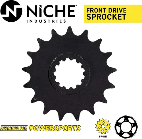 Vista 4 de NICHE Kit de piñón de transmisión trasero 39T delantero de paso 530 para Yamaha MT-01 2005-2011