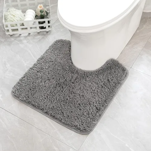 Vista 79 de MIULEE Alfombras de baño negras, suaves y pequeñas, absorbentes, antideslizantes, de secado rápido, esponjosas, para baño, bañera y duchas, lavables