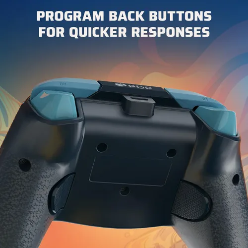 Vista 5 de PDP REMATCH GLOW Advanced Wired Controller Blue Tide For Xbox Series XS, Xbox One, & Windows 1011 PC