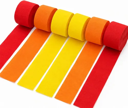 Vista 11 de AimtoHome Crepe Paper Streamers Jungle Themed Party Decor 6 Rolls